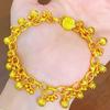 Nova Pulseira Antiga Sul-Africana Sikkim Frutífera Pulseira Exótica Feminina Pulseira de Ouro Areia Vietnamita Presente
