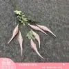 Tulipán Rosa Mesa Hotel Ramo Estilo Europeo Boda Rosa Claro Arreglo de Flores Artificiales Arreglo Floral Guía de Carretera