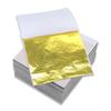 Venda Direta da Fábrica Jinsheng Papel Folha de Ouro Taiwan Unhas de Ouro Matérias-Primas para Nail Art Folha de Prata Folha de Ouro Imitação Artesanato com Folha de Ouro Ouro Puro