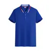 Camiseta de manga corta con cuello para hombre, polo de trabajo en equipo con logo impreso para campañas publicitarias y camisetas culturales personalizadas