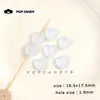 Cuentas de Corazón Mate Accesorios para Joyería Hechos a Mano Collares Coloridos Accesorios para Ropa Accesorios de Cuentas Hechos a Mano Materiales Cuentas Sueltas