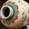 Jarra de Cerámica Jingdezhen para Vino Licorera 10 Jin 20 Jin 30 Jin Paquete de 25 kg Sellada Jarra de Vino Vintage con Boquilla