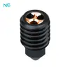 Accesorios para Impresora 3D Tuozhu X1/P1P/P1S Cabezal de Extrusión Hotend Acero Templado Latón Cerámica Acero de Tungsteno Boquilla