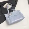 Bolsa de Lona con Forma de Estrella de Pedrería Estilo Coreano Nueva Primavera, Bolso de Hombro de Gran Capacidad, Bolso Casual para el Trabajo