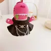 [Solo para Ropa] Conjunto de Ropa de Bebé Estilo Wang Sulong Liso Dragón Bollo Chaqueta y Falda Reemplazo