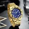 Reloj para hombre popular en TikTok con esfera grande y correa de acero, reloj digital de moda estilo negocios, reloj de pulsera de negocios de alta gama para hombre