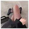 Medias Negras para Mujer, Medias Finas Negras Disco, Populares Medias de Red con Diamantes con Letras, Pantimedias Jk Blancas