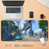 Venda Direta de Fábrica Mouse Pad Grande para Escritório Mouse Pad de Mesa com Vista Urbana de Anime Antiderrapante Impermeável Borda com Travamento de Precisão Mouse Pad