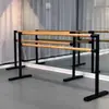 Barra de Dança Portátil Elevatória Uso Doméstico Crianças Adultos Alongamento de Pernas Madeira Sólida Multifuncional Sala de Yoga Base para Barra