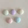 Nuevo Color Crema Macarrón de Primavera 17.5mm Accesorios de Frijol Semiredondo para Diadema DIY Funda de Teléfono Móvil con Flor de Zapato