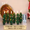 Árvore de Natal de Desenho Animado Mais Vendida na Amazon Poste de Cera Controle Remoto de 10 Teclas Poste de Pinheiro Cera Vela Digital LED Luz de Vela Halloween