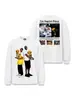 Camiseta de manga larga para hombre Stewell Kobe O'Neal transfronteriza lavada copo de nieve holgada peso pesado algodón puro