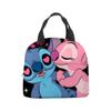 Bolsa de almuerzo con diseño de estrella de Stitch, lonchera de dibujos animados de Stitch para bebé, bolsa de picnic de papel de aluminio, lonchera portátil, bolsa de hielo