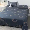 Sábana de una pieza invierno funda de edredón individual 1.5 metros dormitorio estudiantil estilo ins algodón lavado con agua pura funda de almohada individual juego de tres piezas