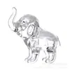 Decoración de Dormitorio Artesanías de Cristal Color AB estilo caricatura adornos simulación de elefante adornos de animales para sala de estar venta al por mayor