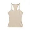 Regata básica estilo racerback doce e picante, novo design de verão, pode ser usada como camada interna ou externa, corte justo, lindo design nas costas, top feminino moderno