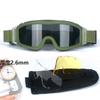 Gafas tácticas de detección transfronterizas, para exteriores, para uso personal, fuerzas especiales, a prueba de viento, equipo para tiro de campo traviesa, gafas antibalas.