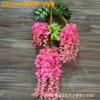 Simulación de Flor de Glicinia Trigeminal Douhua Decoración de Boda Parque de Flores Patio Enredadera Planta Verde Decoración Flor de Seda Artificial