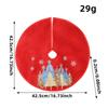Hong Kong Amor Falda Pequeña Mini Árbol de Navidad 38cm Blanca Clásica Felpa Falda de Árbol Decoración Árbol de Navidad de Escritorio Navidad
