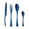 Conjunto de 4 Peças de Faca, Garfo e Colher Kaya Amazon Transfronteiriço Titânio Hotel Casa Faca de Bife Ocidental, Garfo e Colher Colher de Café