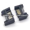 Assento Macho SATA7P do Fabricante tipo 90 graus para frente e para trás tipo A Tipo B semi-coberto conector de janela totalmente fechado