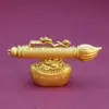 Nuevo Yuanbao Giratorio Pluma Grande para Traer Riqueza, Pluma de Dragón, Adornos para Oficina en Casa, Pluma Grande para Traer Riqueza y Fortuna, Adornos Artesanales