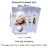 Pegatinas de Pared Personalizadas de Plantas Verdes en Maceta, Plantas Verdes y Flores en Maceta Tridimensional 3D Tríptico Arte Decorativo de Pared, Contáctenos para Consulta