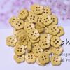 Botões de plástico com estampa de florzinhas fofas em tons de macaron para roupas femininas e infantis, botões decorativos para camisas, cardigãs de algodão e linho e acessórios de vestuário.