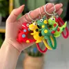 Puesto de Mercado Nocturno 3D PVC Figura de Juguete de Moda Llavero Estilos Mixtos Llavero Colgante de Mochila Cuerda Hecha a Mano Regalo