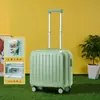 Maleta de cabina de 18 pulgadas Maleta pequeña con ruedas Caja de seguridad de viaje con logotipo impreso Maleta de viaje Equipaje