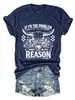 Amazon eBay site independente da moda e único feminino "se eu sou o problema" cabeça de touro T-shirt colorida de algodão de manga curta