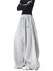 Pantalones de Chándal Retro Americanos con Bloques de Color a Rayas y Parches para Hombre y Mujer Otoño Deportivos Caída Casual Pantalones Sueltos de Pierna Ancha Longitud de Piso