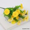 Pequena Flor de Girassol Artificial Decoração Girassol Flor Falsa Flor de Engenharia Buquê de Plástico Decoração de Sala de Estar Mesa de Jantar