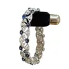 Pulsera con Hebilla de Patchwork Ovalada de Zirconia Nueva Europea y Americana Pulsera de Lujo Ligero con Sensación de Alta Gama Joyería de Mano de Trabajo Pesado de Moda Versátil