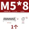 Aço Inoxidável 304 Pino Elástico Dentado Pino Split Ondulado Pino Cilíndrico Oco Serrilhado M2M2.5M3M4M5M6