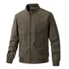 Chaqueta Amazon Transfronteriza Ropa Exterior para Hombre Verano Estilo Delgado Primavera y Otoño Talla Grande Chaqueta de Vuelo Sencilla Ropa Casual para Hombre