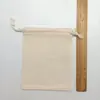 Bolsas de Algodão Natural com Cordão em Estoque para Guardar Perucas e Sapatos, Sacos de Tecido à Prova de Poeira, Impressão de Logo Personalizável, Sacos de Tecido para Atacado