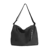 Bolsa transversal masculina leve de grande capacidade bolsa mensageiro esportiva estilo Harajuku para ir ao trabalho escola mochila pequena simples casual feminina
