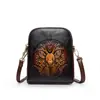 Bolso de Moda Retro de Lujo Ligero para Mujer, Bolso Casual Versátil de Estilo Étnico para Mujer, Bolso Cruzado para Teléfono de Nicho para Madres de Mediana Edad y Mayores