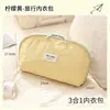 Bolsa de armazenamento de roupas íntimas de viagem portátil para meias e roupas íntimas organizador de viagem três em um para roupas pessoais