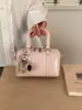 Bolso Almohada de Cuero Suave Retro de Gama Alta para Mujer 2025 Nuevo Versátil de Nicho Bolso Cilíndrico de Lujo Ligero Bolso de Mano Bolso Cruzado