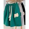 Pantalones cortos deportivos de baloncesto retro americano para hombre, de verano, finos, holgados, de calle, de marca moderna, informales, de cinco puntos