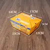Caja para Llevar de Pollo Frito Estilo Coreano, Caja de Papel para Catering Comercial, Para Llevar Snacks, Alitas de Pollo Enteras, Filetes de Pollo, Caja de Embalaje para Nuggets de Pollo