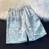 Pantalones Tie-Dye de Marca Nueva de Moda para Hombre, Estilo Playa Versátil, Shorts Casuales de Pierna Ancha Estilo Nacional para Pareja