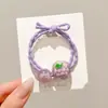 Gomas para el cabello de dopamina para niños, bandas de goma de alta elasticidad para que las niñas se aten coletas altas y moños, cuerdas para el cabello que no dañan el cabello, accesorios para el cabello