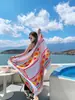 Lago Salado Chaka Noroeste Grande Turismo Estilo Étnico Bufanda Bufanda Nueva de Verano para Mujer Playa Marina Chal Protector Solar Delgado