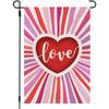 Novo Dia dos Namorados Transfronteiriço Bandeira de Jardim Amor Bem-vindo Bandeira Festival Bandeira de Jardim Bandeira Sazonal Outlet de Fábrica