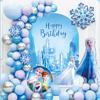 Traje de globo de cumpleaños de 16 pulgadas, letra de cumpleaños, dibujos animados, película de aluminio, globo, decoración para fiestas, suministros de 1 generación