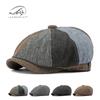 Boina Octogonal Clássica Masculina Costura Personalizada Boina Artística Juvenil Boina Newsboy Vintage Britânica Boina Infantil
