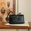Bolsa para Lonchera Transfronteriza Lp Marca de Nicho Gigi Bolso Cuadrado Pequeño para Axila 2024 Nuevo Bolso Cuadrado Pequeño con Patrón de Cocodrilo Lp19